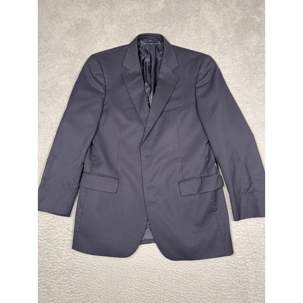 Brooks Brothers 346 Mens Navy Blue 100% Wool Madison Fit Blazer Sport Coat 39R